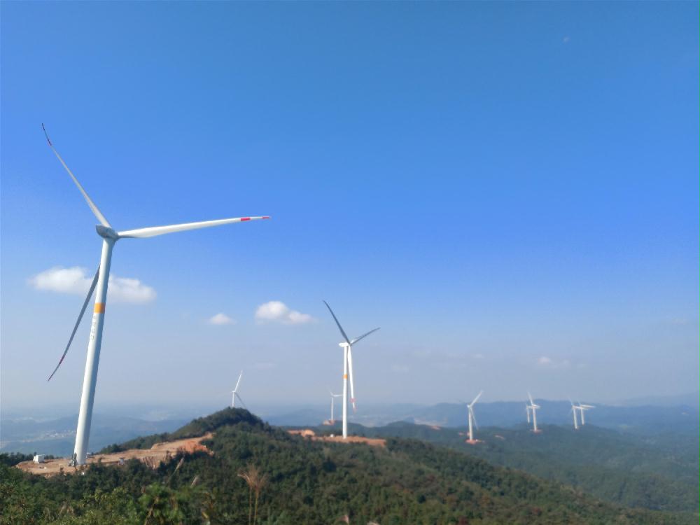 華潤峽江玉峽風電場全容量并網發(fā)電