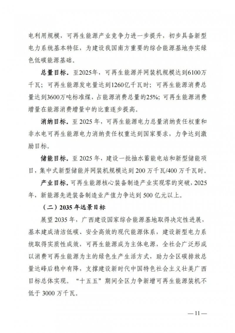 廣西“十四五”規(guī)劃：大力發(fā)展光伏發(fā)電，到2025年新增光伏裝機(jī)15GW！