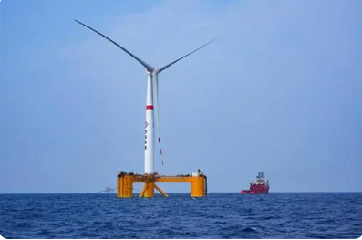 青島制造！我國首座深遠海浮式風電平臺“海油觀