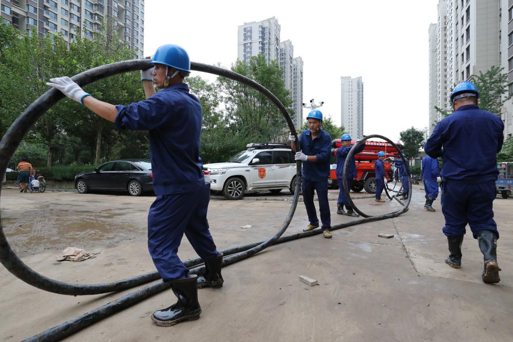 電來(lái)了，光就來(lái)了——河北涿州加快電力設(shè)施搶修見聞